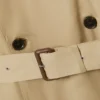 Loose Double-Breasted Trench Coat – Beige