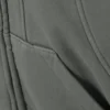 Loose Fit Blocked Zip Hoodie – Grey