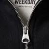 Loose Fit Funnel-Neck Sweatshirt – Dark Grey
