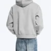 Loose Fit Hoodie – Grey Melange