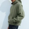 Loose Fit Hoodie – Washed Green
