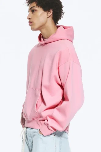 Loose Fit Hoodie – Washed Pink