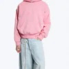 Loose Fit Hoodie – Washed Pink
