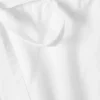 Loose Fit Low Waist Washed Trousers – White