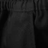 Loose Fit Mid Rise Chino Shorts – Black