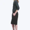Loose Fit Scuba Shorts – Black