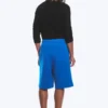 Loose Fit Scuba Shorts – Bright Blue