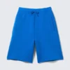 Loose Fit Scuba Shorts – Bright Blue
