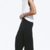 Loose Fit Scuba Sweatpants – Black