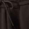Loose Fit Scuba Sweatpants – Dark Brown