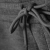 Loose Fit Scuba Sweatpants – Dark Grey Melange
