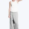 Loose Fit Sweatpants – Light Grey