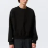 Loose Fit Sweatshirt – Black