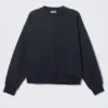 Loose Fit Sweatshirt – Dark Navy Blue
