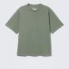 Loose Fit T-Shirt – Light Dusty Khaki Green