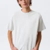 Loose Fit T-Shirt – Light Grey Melange
