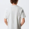 Loose Fit T-Shirt – Light Grey Melange