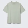 Loose Fit T-Shirt – Light Khaki Green