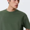 Loose Fit T-Shirt – Washed Dark Green