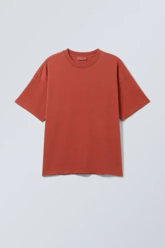 Loose Fit T-Shirt – Washed Red