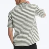 Loose Fit T-Shirt – White – Khaki Stripe