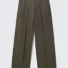 Loose Fit Trousers – Dark Grey