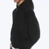 Loose Fit Zip Hoodie – Black