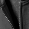 Loose Fit Zip Hoodie – Dark Grey
