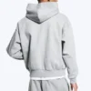 Loose Fit Zip Hoodie – Grey Melange