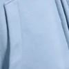 Loose Fit Zip Hoodie – Washed Light Blue