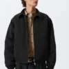 Loose Fit Zip Jacket – Black