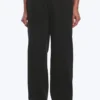 Loose Front Crease Sweatpants – Washed Black