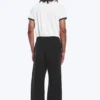 Loose Front Crease Sweatpants – Washed Black