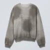 Loose Graphic Sweatshirt – Grey – Sport Spray