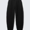 Loose Heavyweight Sweatpants – Black