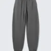 Loose Heavyweight Sweatpants – Washed Black
