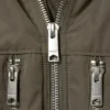Loose Hooded Bomber Jacket – Mole Dark