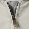 Loose Hooded Canvas Jacket – Light Dusty Grey