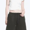 Loose Jersey Pull-On Shorts – Dark Grey