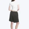 Loose Jersey Pull-On Shorts – Dark Grey