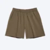 Loose Jersey Pull-On Shorts – Dark Mole