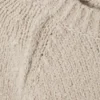 Loose Knitted Raglan Sweater – Beige