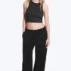 Loose Long Heavyweight Sweatpants – Black