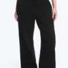 Loose Long Heavyweight Sweatpants – Black