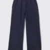 Loose Long Heavyweight Sweatpants – Dark Blue