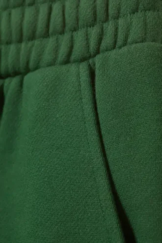Loose Long Heavyweight Sweatpants – Dark Green