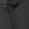 Loose Long-Sleeved Henley T-Shirt – Dark Grey