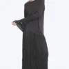 Loose Long-Sleeved T-Shirt – Dark Grey