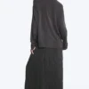 Loose Long-Sleeved T-Shirt – Dark Grey