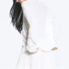 Loose Long-Sleeved T-Shirt – White